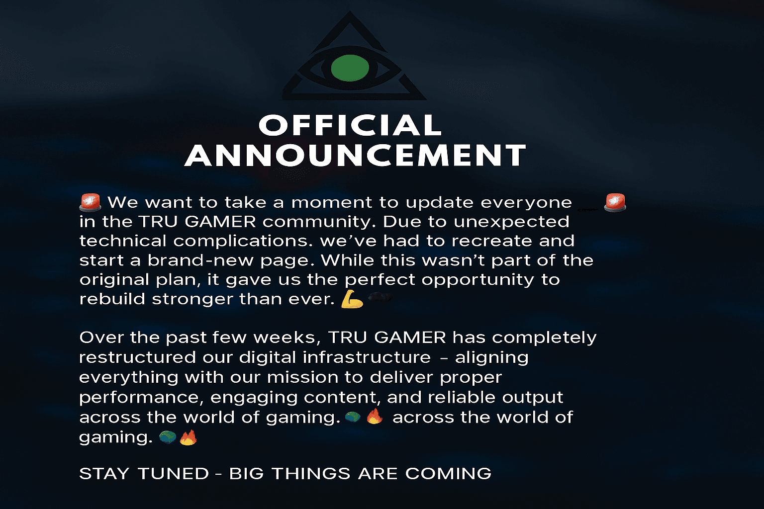 TRU GAMER Announces